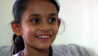 Bhutanese girl smiling