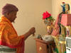 Bhutanese man praying