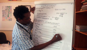 Employment flipchart in Nairobi 296