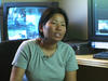 Bhutanese woman at work as a security guard