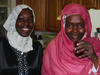 Two Darfuri women socializing in the U.S.