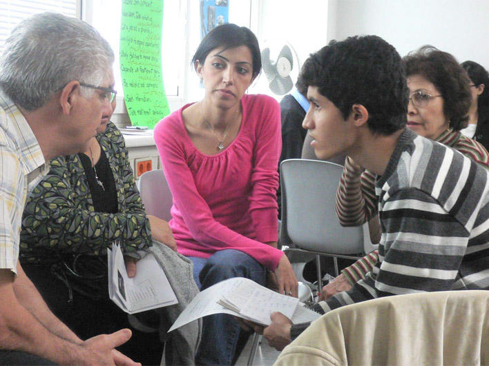 A small group discussion