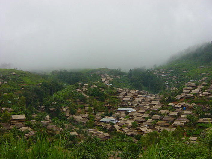 Mountains surrounding Umpiem Camp